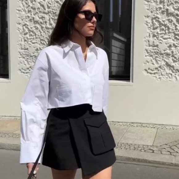 Zara wrap cargo skort S - Picture 11 of 16